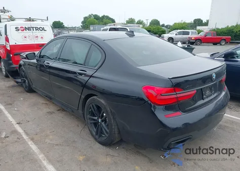 2019 BMW 740I xDrive from USA, damaged, VIN WBA7E4C54KGV28663